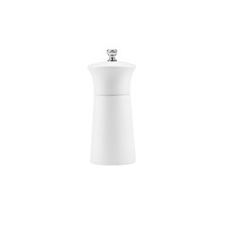 Salt / Pepper Mill 120Mm White Rubberwood Evo