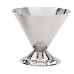 Seafood Cocktail Dish V Shape Short Stem S/S (10)