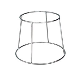 Trenton Chrome Platter Stand Round Small 