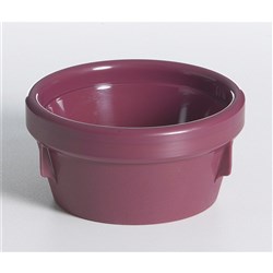 Kh Healthcare Tapered Bowl 225Ml Insulated Burgundy (12)