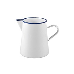 Enamel Pitcher White 1L 