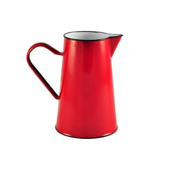 Pitcher 2Lt Red Enamel 212X143mm (6)