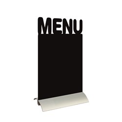Silhouette Menu Chalk Board Alum Base W/- Chalk Marker (6)