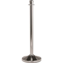 Classic Barrier Stanchion Post Chrome Tape 1m