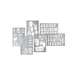 Liquid Chalkmarker Stencil Set