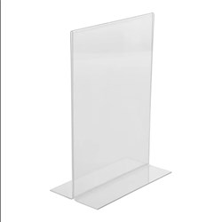 Menu Stand A5 148X210mm Dbl Sided Clr Acrylic