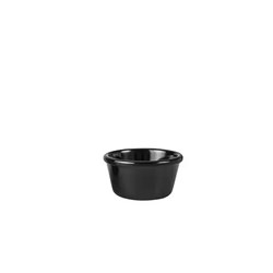 Ramekin Smooth 90Ml Blk Melamine (72)