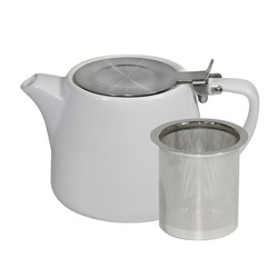 Brew Wht Stack Teapot 500Ml W/- S/S Infuser & Lid (2/6)