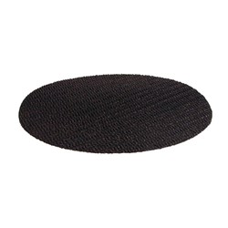 Tray Mat Round Mesh Non Slip 340Mm Blk Fit 400Mm Tray (12)