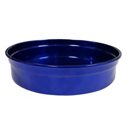 Aluminium Round Bar Tray Blue 240mm Chef Inox