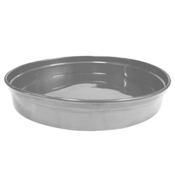 Aluminium Round Bar Tray Silver 330mm Chef Inox