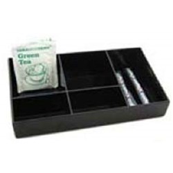Sachet Holder 5 Comp Blk Mini Bar 210X115x50mm (12)