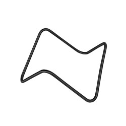 Icon Chef Black Powder Coated Aluminium Reversible Display Riser  Small