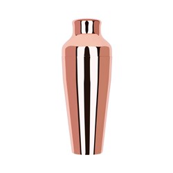 Parisian 2 Piece Cocktail Shaker Rose Gold 500ml Zanzi