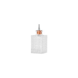 Bitters Bottle Square With Chrome Lid 90ml Zanzi