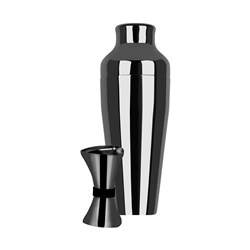 2 Piece Cocktail Set Gunmetal 500ml Zanzi