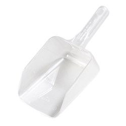Ice Scoop 900Ml Clr Pcarb Flat Bottom (12)