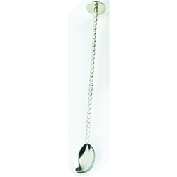 Bar Cocktail Spoon 250Mm W/- Sugar Crush S/S