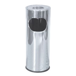 Ash Litter Bin S/S W/- Waste Compartment 600X250mm