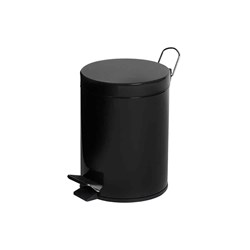 Pedal Bin Black 5L 205x285mm Compass