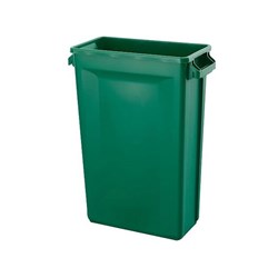 Svelte Rectangular Slim Bin Green 87L Kleaning Essentials