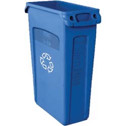 Slim Jim 87L Bin Blue Rubbermaid 