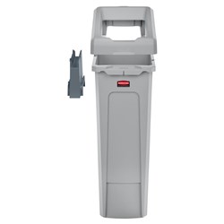 Slim Jim Recyling Station Kit 87L Bin Lid & Connector Rubbermaid