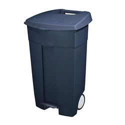Wheelie Bin 120Lt Grey Foot Operated Pedal (3) Compass