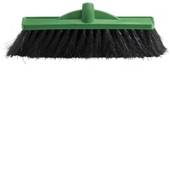 Broom Head 350Mm Platform Blen Hair/Fibre Green P/Back (4)
