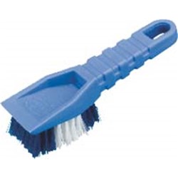 Scrub Brush 60X220x60mm Long Handle Poly Fill P/Back (6)