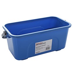 Rectangular Plastic Bucket Blue 12L Kleaning Essentials