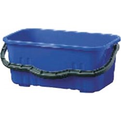 Bucket 18Lt Oblong Blue 580Mm Duraclean Plastic (6)