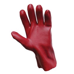 Glove Pvc Dipped Red 27Cm M/Purpose (6)