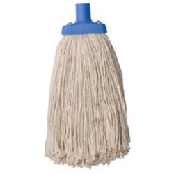 Mop Head 550Gm W/- Plastic Ferrule Contractor Cotton(12)