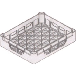 Glass Basket 444X355x90mm Moulded Plastic No Pegs (6)