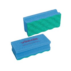 Pureactive Scourer Sponge Green & Blue Vileda