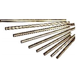 Window Channel & Rubber 450Mm Brass