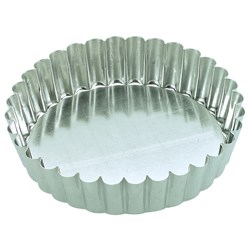 Cake Pan 100Mm Loose Base Fluted
