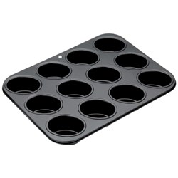 Friand Pan 12 Cup Nonstick 265x355mm Bakemaster 