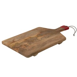 Hampton Rectangle Board Wood Red Handle 520X280x35mm (4)