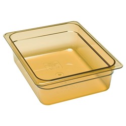 Insert H-Pan 1/2 Amber 100mm 24HP Cambro