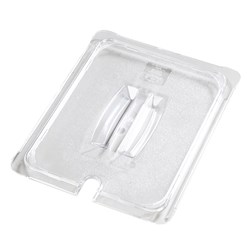 Insert Pan Pcarb 1/2 Lid Clr Notched Hdl 20Cwchn (6)