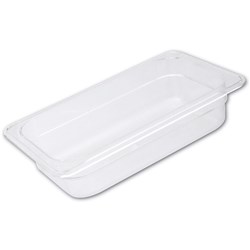 Insert Pan Clear 1/4 GN 100mm Polycarbonate Cambro