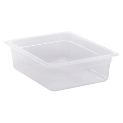 Insert Pan Clear 1/2 GN 100mm Polypropylene Cambro