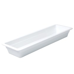 Insert Pan Melamine 2/4 Size 530X162x65mm Wht (3/9)