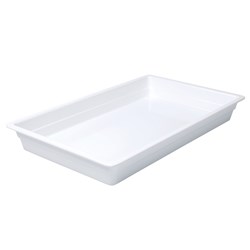Insert Pan Melamine 1/1 Size 530x325x65mm White Ryner