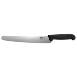 Pastry Knife Round End Wavy Edge 260mm Victorinox