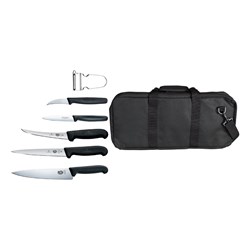 Apprentice Knife Set 7Pc Inc 18 Pocket Knife Roll Bag