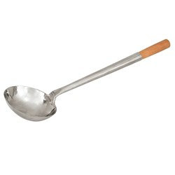 Chinese Ladle 140Mm S/S Wood Handle (10)