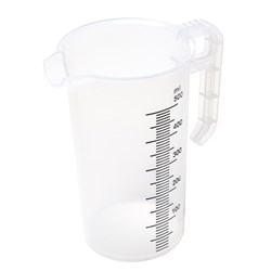 Measuring Jug 500ml Black Scale Food Grade Pro-Jug